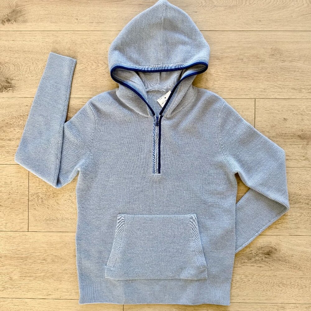 G/FORE Women's Waffle Stitch Merino Wool 1/4 Zip Hoodie